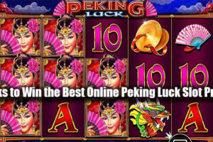 Tricks to Win the Best Online Peking Luck Slot Profits